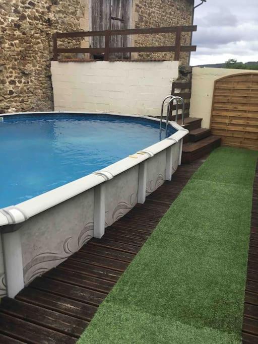 Lovely French Farmhouse With Private Swimming Pool Bourganeuf Esterno foto